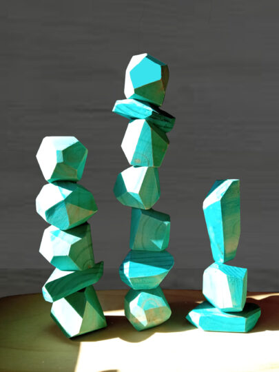 Stone wood-play